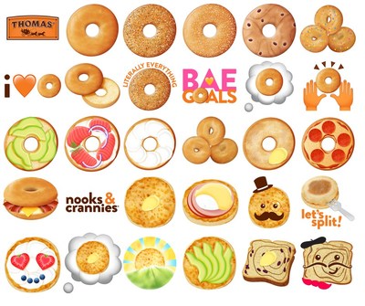 Thomas' Bagels launches the Thomas' Emoji Keyboard in celebration of National Bagel Day on February 9.