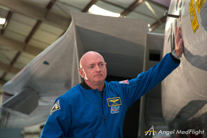 Astronaut Mark Kelly Discusses Significance of Air Medical Transports on Anniversary of Wife's Injury