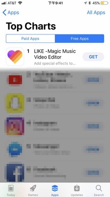 LIKE APP Hits #1 on iTunes Charts