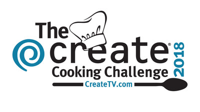 Create TV today announces the launch of the Create Cooking Challenge 2018, the third year of a national video contest for both professional chefs and home cooks interested in winning a web series on CreateTV.com. Create is one of the nation’s most-watched multicast channels, airing on 238 public TV stations and reaching 46 million viewers annually. (PRNewsfoto/Create TV)