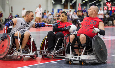 "National Veterans Wheelchair Games Quad Rugby competition at the 37th Games in Cincinnati."