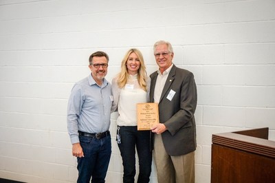 (From left to right: Jim Smith, SVP of finance at Bridgepoint Education and board member of Boys & Girls Clubs of Greater San Diego; Jennifer Love Bruce, VP of corporate social responsibility at Bridgepoint Education; Mike Peters, board chair of Boys & Girls Clubs of Greater San Diego.)