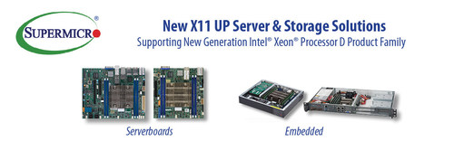 Supermicro expands Edge Computing and Network Appliance product portfolio with new Intel Xeon D-2100 SoC solutions