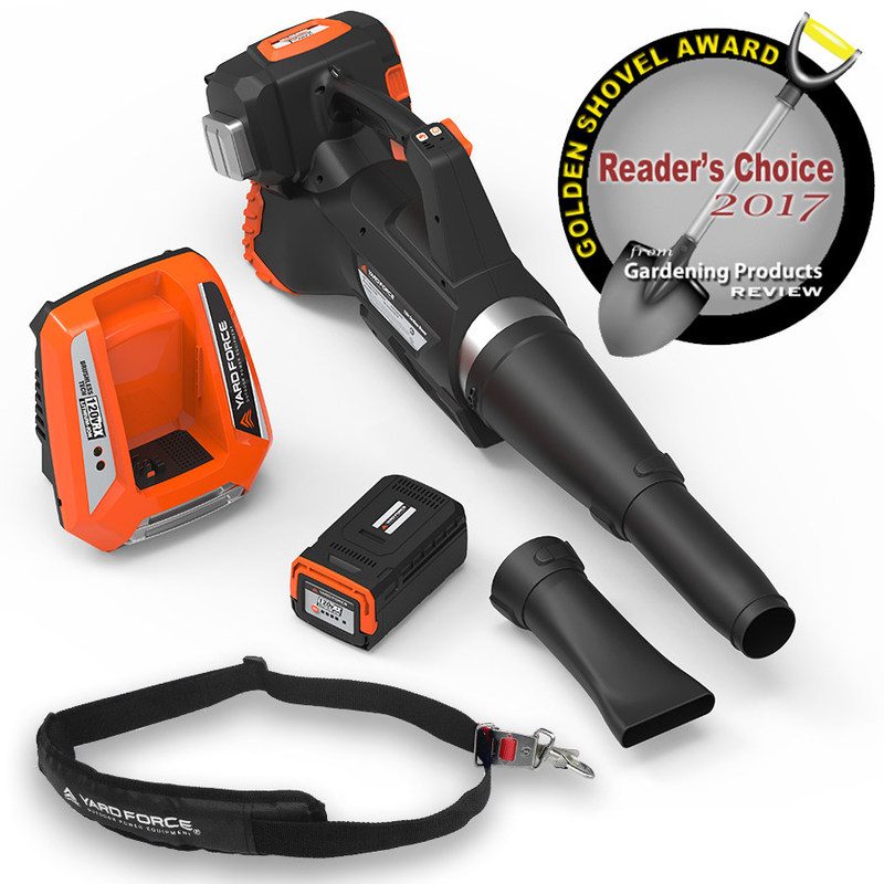 YARD FORCE Leaf Blower Wins Golden Shovel Award from Gardening Products