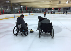 Warriors Practice Curling at Connection Event