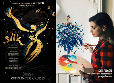 Princess Cruises Unveils Artwork for Newest Stephen Schwartz Production “The Secret Silk”