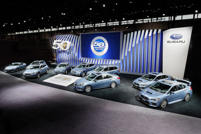 Subaru of America Debuts 50th Anniversary Editions for 2018 Model Line-up
