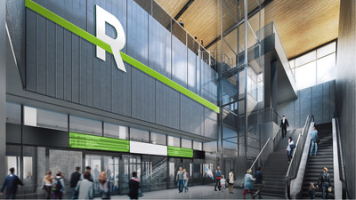 Architectural renderings of different stations and engineering works of the Rseau express mtropolitain (REM). (CNW Group/CDPQ Infra Inc.)