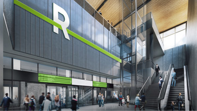 Rendus architecturaux de différentes stations et ouvrages d’art du Réseau express métropolitain (REM). (Groupe CNW/CDPQ Infra Inc.)