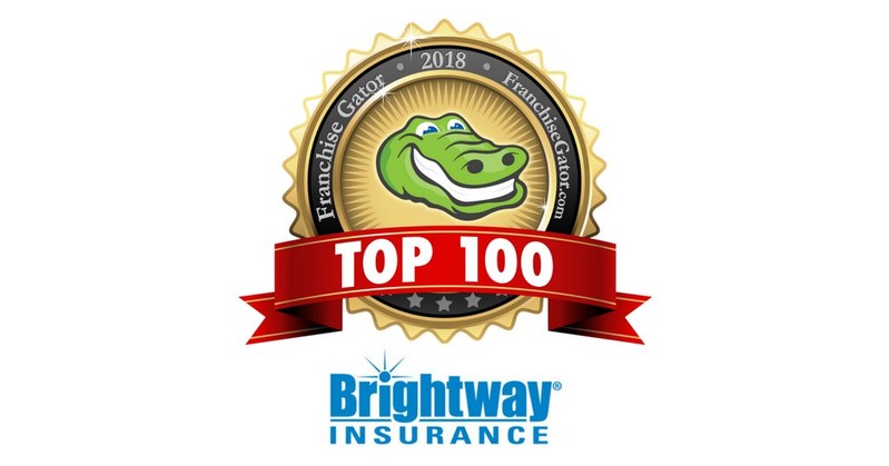 Brightway Insurance named a Top 100 Franchise for 2018