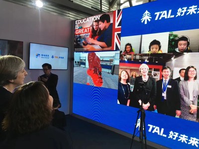 British Prime Minister Theresa May Experiencing TALâ€™s Educational Technology Products