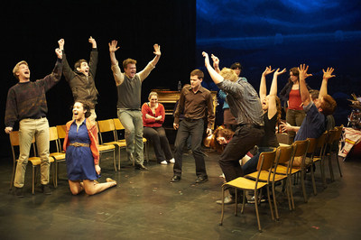 Sheridan Music Theatre Performance students in the 2013 production of Come From Away at Sheridan College.  Photo Credit: John Jones (CNW Group/Sheridan College)