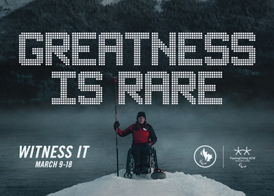 Greatness is Rare (CNW Group/Canadian Paralympic Committee (Sponsorships))