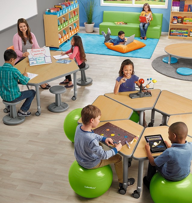 Flex-Space Balance Ball Seats at Lakeshore Learning