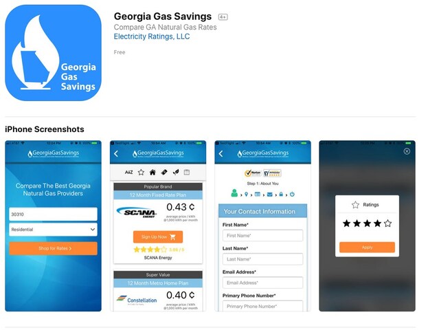 Georgia Gas Savings Launches Georgia Natural Gas Mobile Shopping Apps Georgia Gas Savings Launches Georgia Natural Gas Mobile Shopping Apps