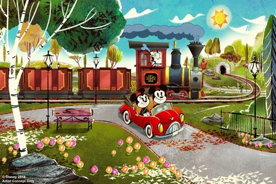 Walt Disney World Resort guests will step through the movie screen and join Mickey and pals on a wacky adventure set to open at Disney's Hollywood Studios in Florida in 2019. Mickey & Minnie's Runaway Railway, the first-ever ride through attraction themed to Mickey and Minnie Mouse, will feature dazzling visual effects, a lovable theme song, and twists and turns ideal for the whole family.