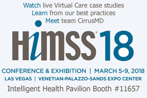 CirrusMD to have unprecedented presence at the HIMSS18 Conference