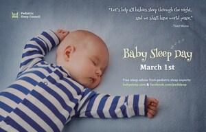 Pediatric Sleep Council Celebrates Baby Sleep Day on March 1st