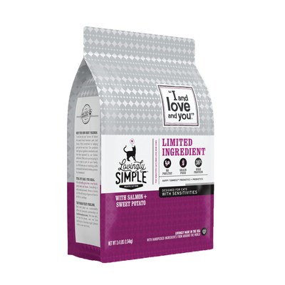 "The new Lovingly Simple recipes address some of the common food sensitivity issues pet owners see today, without sacrificing protein levels" said Lindsey Rabaut, VP of Marketing and Innovation," "I and love and you."
