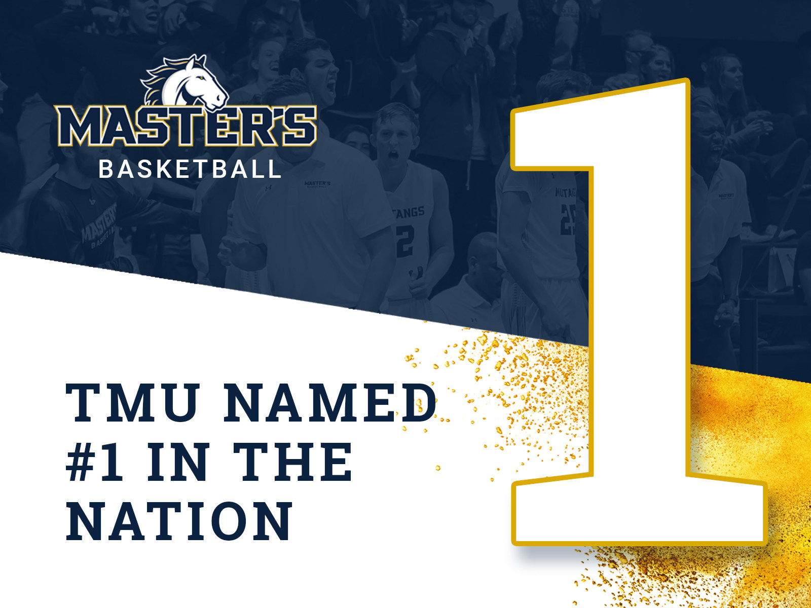 The Master S University S Basketball Team Named 1 In The Nation