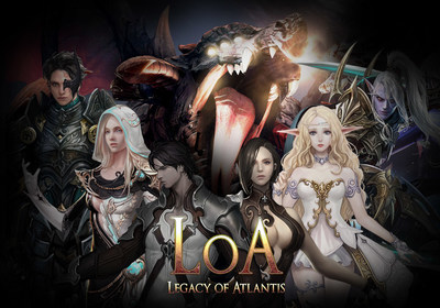 VALOFE Announces Pre-Registration of Mobile Fantasy Action Game "Legacy of Atlantis"