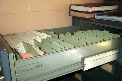 Cemetery Index Cards.