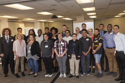 Point Foundation Community College Program scholarship recipients at 2017 transfer symposium in Los Angeles.