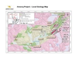 Amaruq Project Local Geology Map (CNW Group/Agnico Eagle Mines Limited)