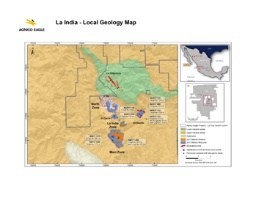 La India Area Property and Location Map (CNW Group/Agnico Eagle Mines Limited)