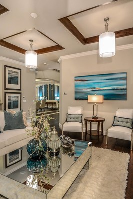 A Taylor Morrison model home in the Steeple Chase community in Lake Mary, Florida.