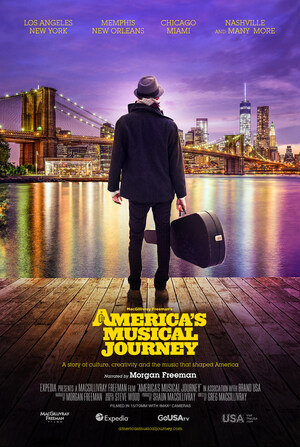 MacGillivray Freeman Films, Brand USA y sus socios patrocinadores lanzan America's Musical Journey, el nuevo documental para IMAX® protagonizado por el cantante y compositor nominado al premio Grammy® Aloe Blacc, y narrada por el ganador del Premio de la Academia®, Morgan Freeman
