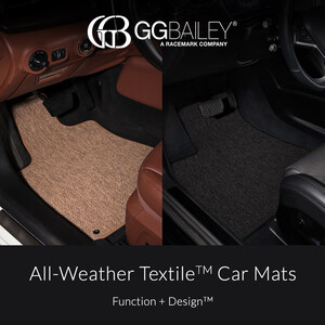 GGBAILEY Launches an Industry First All-Weather Textile™ Car Mats