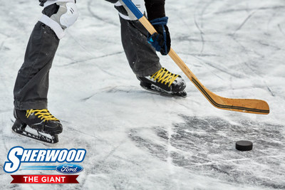 Sherwood Ford sponsors athlete in the World's Longest Hockey Game