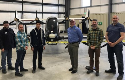 MTSI Flight Test Personnel supporting the first flight of Alpha One: Jeff Mansur, Matt Deal, Kevin Goal, Don Blanton, Jeff Mabry, Mark Jajeh