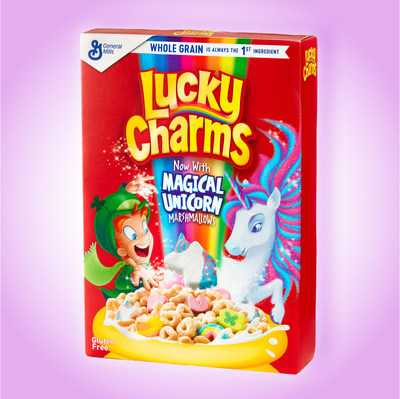 For the first time in 10 years, Lucky Charms is introducing a new and permanent marshmallow – the magical unicorn!