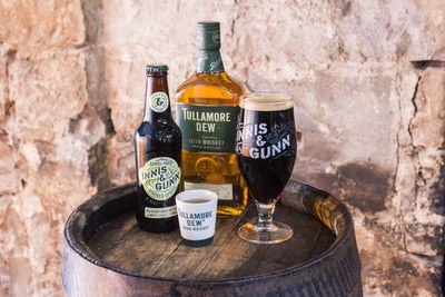Innis & Gunn and Tullamore D.E.W. Combine Scots and Irish Craftsmanship to Launch New Limited Edition Irish Whiskey Barrel Aged Stout (PRNewsfoto/Tullamore D.E.W.)