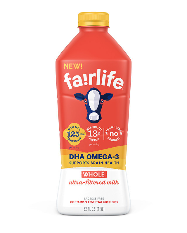 fairlife Launches Ultra-Filtered Whole Milk With DHA Omega-3