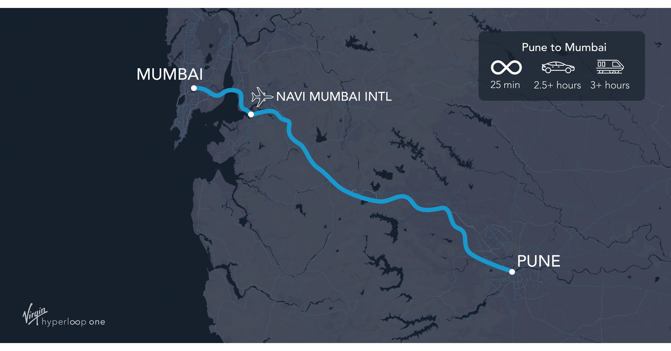 Mumbai To Pune Map Indian State Of Maharashtra Announces Their Intent To Build First Hyperloop  Route In India And Signs Historic Agreement With Virgin Hyperloop One