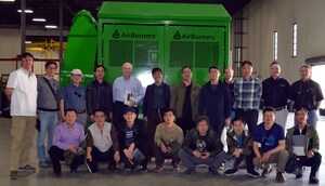 Korean Scholars and Industrialists Visit Air Burners, Inc. in Palm City, Florida