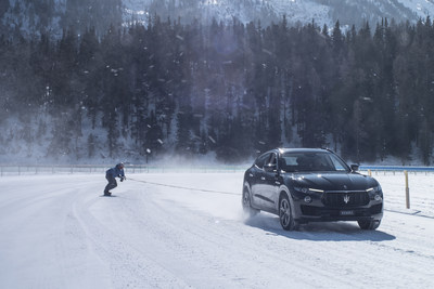 Jamie Barrow and Maserati Levante World Speed Record in St. Moritz