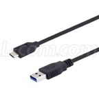 L-com Now Stocking High-Flex USB 3.0 Cable Assemblies with Type-A to Type-C Connectors
