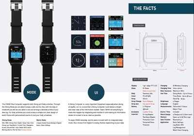 CYANO, a smartwatch-like dive computer, made some changes on its specifications and added Surface Interval Mode for the divers' convenience.