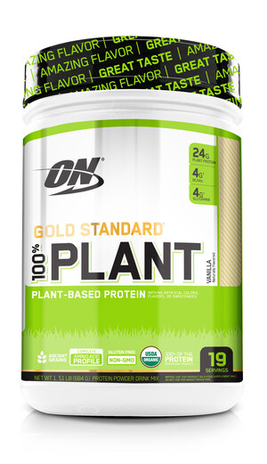 Optimum Nutrition Expands Award-Winning GOLD STANDARD Line With Brand's First Plant-Based Protein