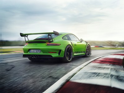 The Porsche motorsport department is presenting Weissach’s latest treat at the Geneva Motor Show: the 911 GT3 RS with motorsport chassis and 520-hp, four-litre, high-revving naturally aspirated engine. (CNW Group/Porsche Cars Canada)