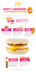 McDonald's Canada cracks the one year anniversary of All Day Breakfast selections