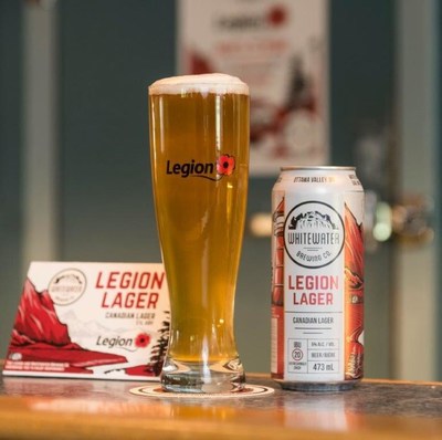 Legion Lager: now in British Columbia (CNW Group/The Royal Canadian Legion Dominion Command)