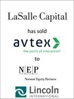 Lincoln International represents LaSalle Capital in its sale of Avtex Solutions, LLC to Norwest Equity Partners