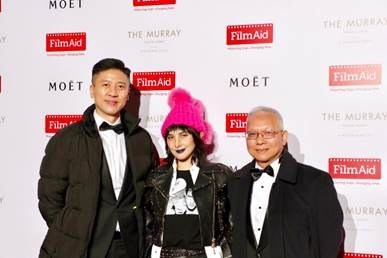 In this photo appearing from left to right: Philip Yan (AMTD), Josie Ho, Marcellus Wong (AMTD) (CNW Group/Niki Inc)