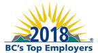 With a growing economy that leads the nation: 'BC's Top Employers' for 2018 are announced