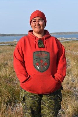 Canadian Ranger Kelly, Chesterfield Inlet, 2017, by Rosalie Favell (Ottawa, Ontario) (CNW Group/Scotiabank)